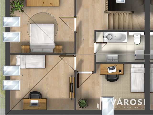 Épülő ikerház EBESEN